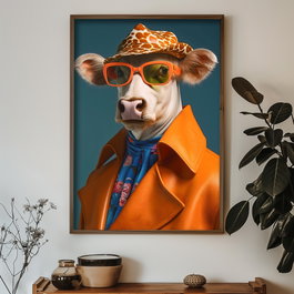 Wallity GE143-L Cuadro Decorativo Enmarcado Multicolor